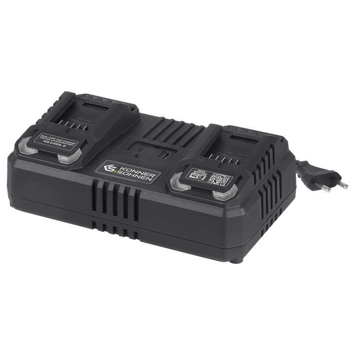 
  Könner & Söhnen KS C45A-2 dubbele oplader voor oplaadbare batterijen 20V | Rabe - artikelnummer KS C45A-2
