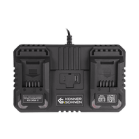 Könner & Söhnen KS C45A-2 dubbele oplader voor oplaadbare batterijen 20V, foto 2