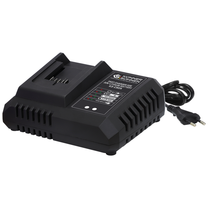 
  Könner & Söhnen KS C90A snellader voor 20V lithium accu | Rabe - artikelnummer KS C90A
