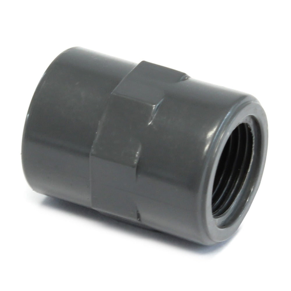 Draadsok PVC-U, PN10, 1 1/4 x 1 1/4, bi - aanzicht 2