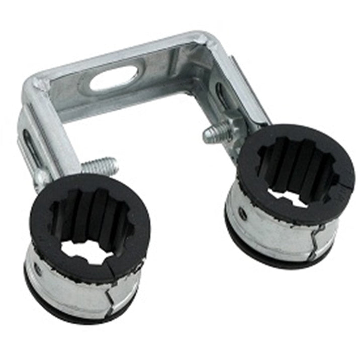 
  Beugel dubbel, met inlage 1/2 - 22 mm - Artikelnummer 286132
