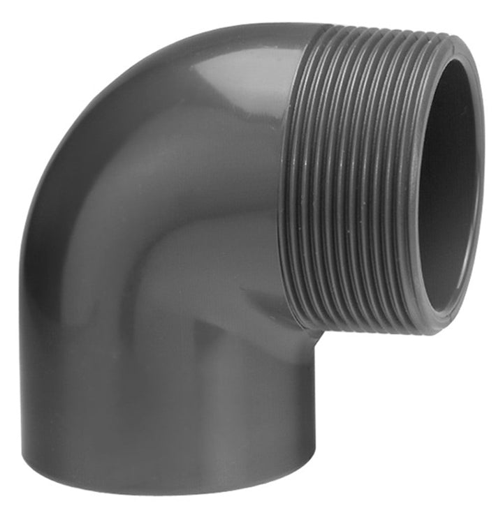 
  Knie PVC 90GR, 25 mm x 1 bu-dr, PN16 - artikelnummer 310128

