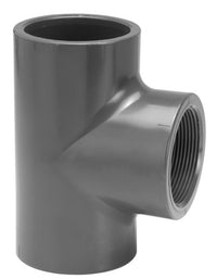 T-stuk PVC 90GR, 63 mm x 2 bi x 63 mm productfoto hoge resolutie