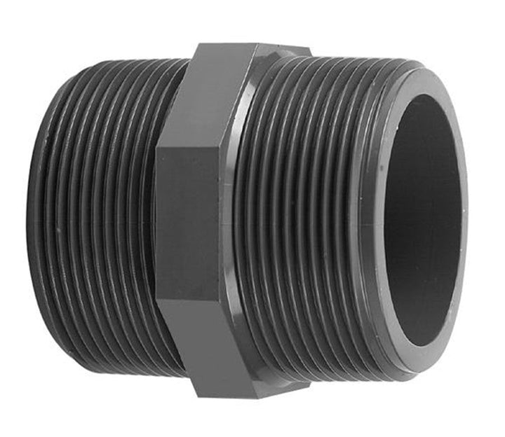 
  Draadnippel PVC 1 1/2 x 1 1/2, PN16 - artikelnummer 312524
