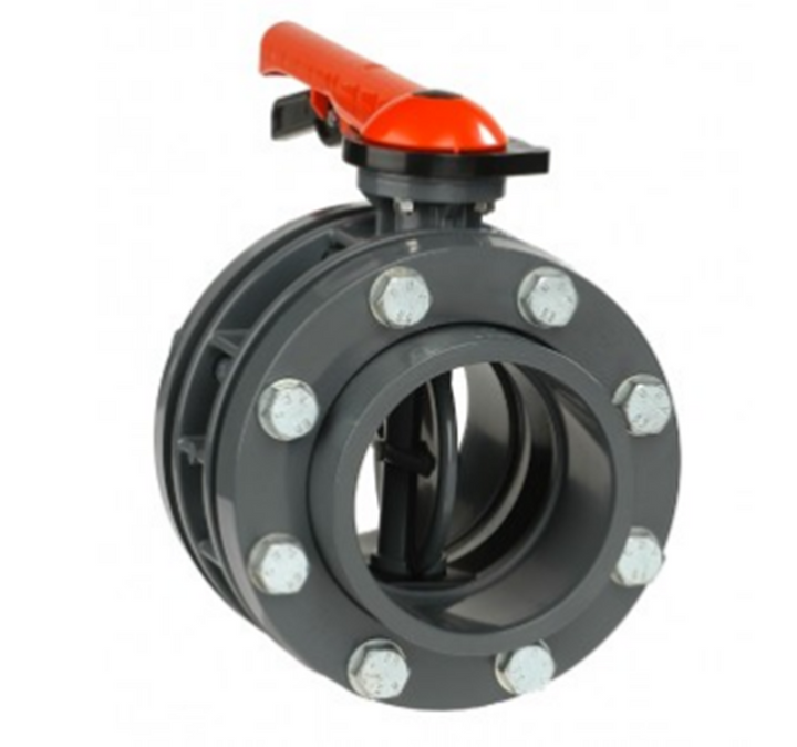 
  Vlinderklep125 mm - DN125 incl. kit,PN10 - artikelnummer 314376
