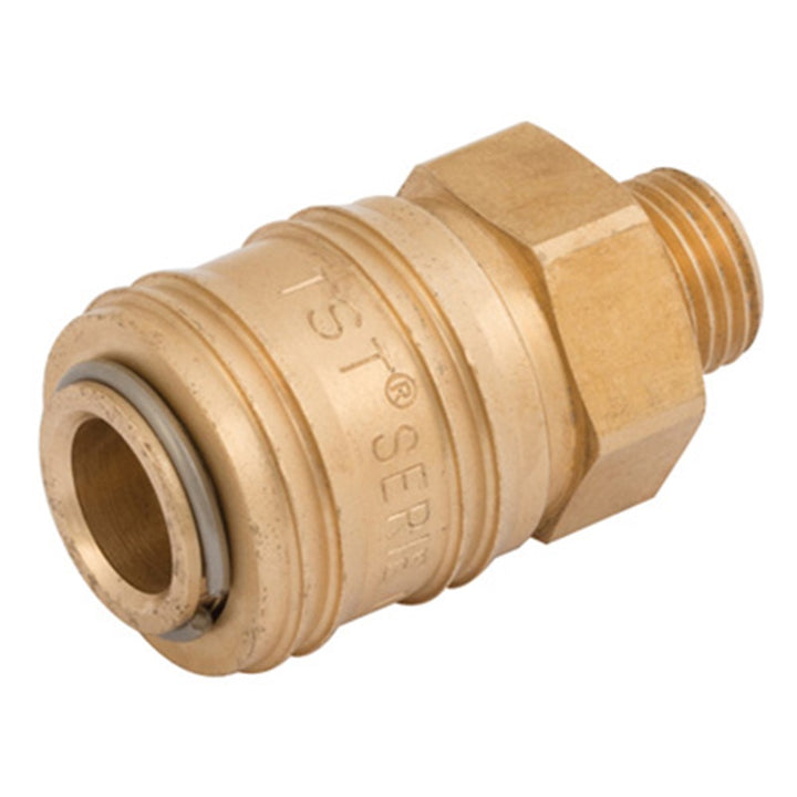 
  Ventielsnelkoppeling messing, 1/4 bu productfoto hoge resolutie - artikelnummer 350466
