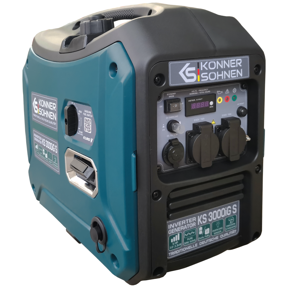 Könner & Söhnen KS 3000iG S inverter aggregaat op gas en benzine 3,3 kW, foto 4