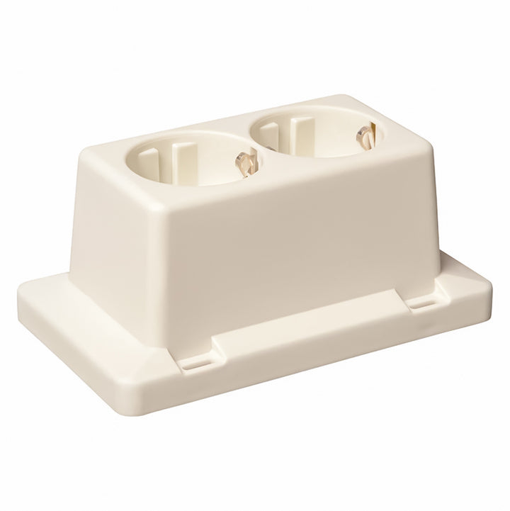 
  ABB Montagedeksel, dubbele 2-voudige wandcontactdoos | Rabe - artikelnummer 400105
