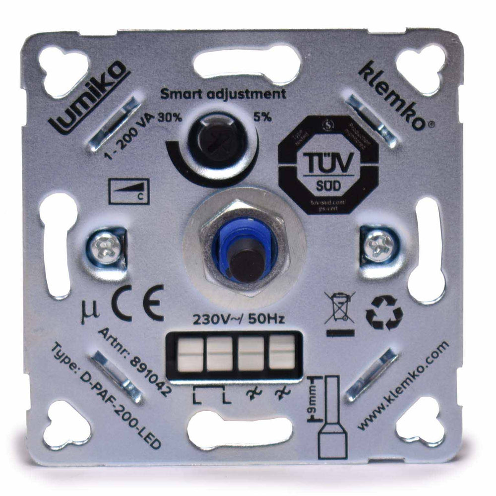 Klemko dimmer inbouw LED | Rabe