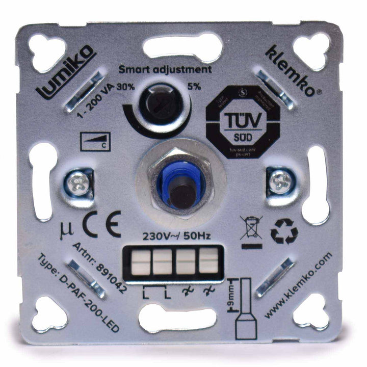 
  Klemko dimmer inbouw LED | Rabe - artikelnummer 406659
