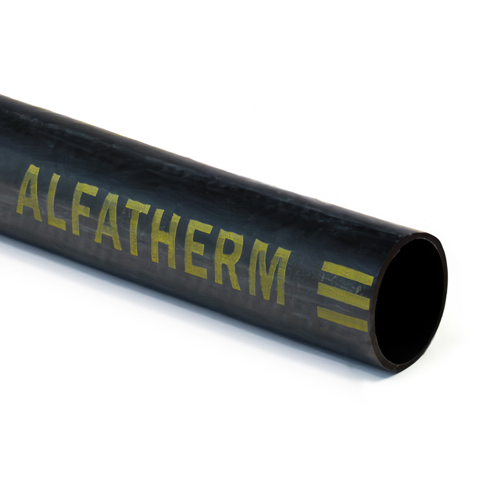 Alfa-therm Waterslang geschikt voor heet water zwart/geel | Rabe