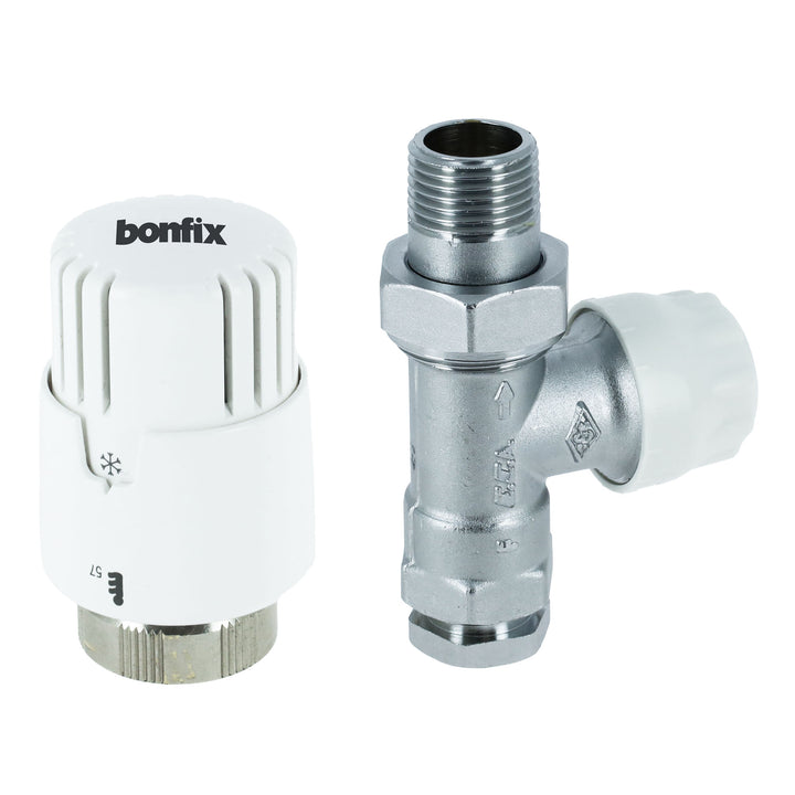 
  Bonfix radiatorventiel met adaptor 1/2" | Rabe - artikelnummer 440870
