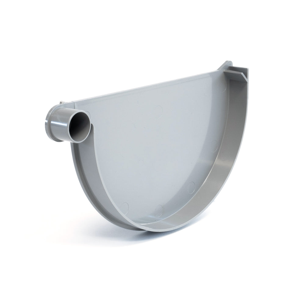 S-lon PVC Mastgoten eindstuk lijm, links | Rabe