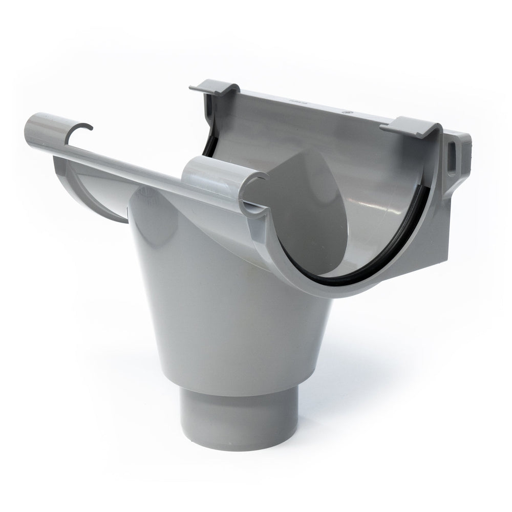 S-lon PVC Mastgoten gootuitloop klem, onderdeel van de set