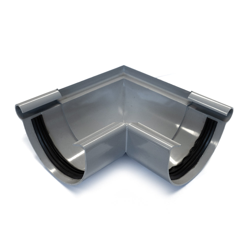 S-lon PVC Mastgoten buitenhoekstuk | Rabe