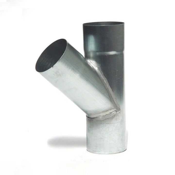 
  Zinken T-stuk 45 graden mof x mof x verjongd spie | Rabe - artikelnummer 480026
