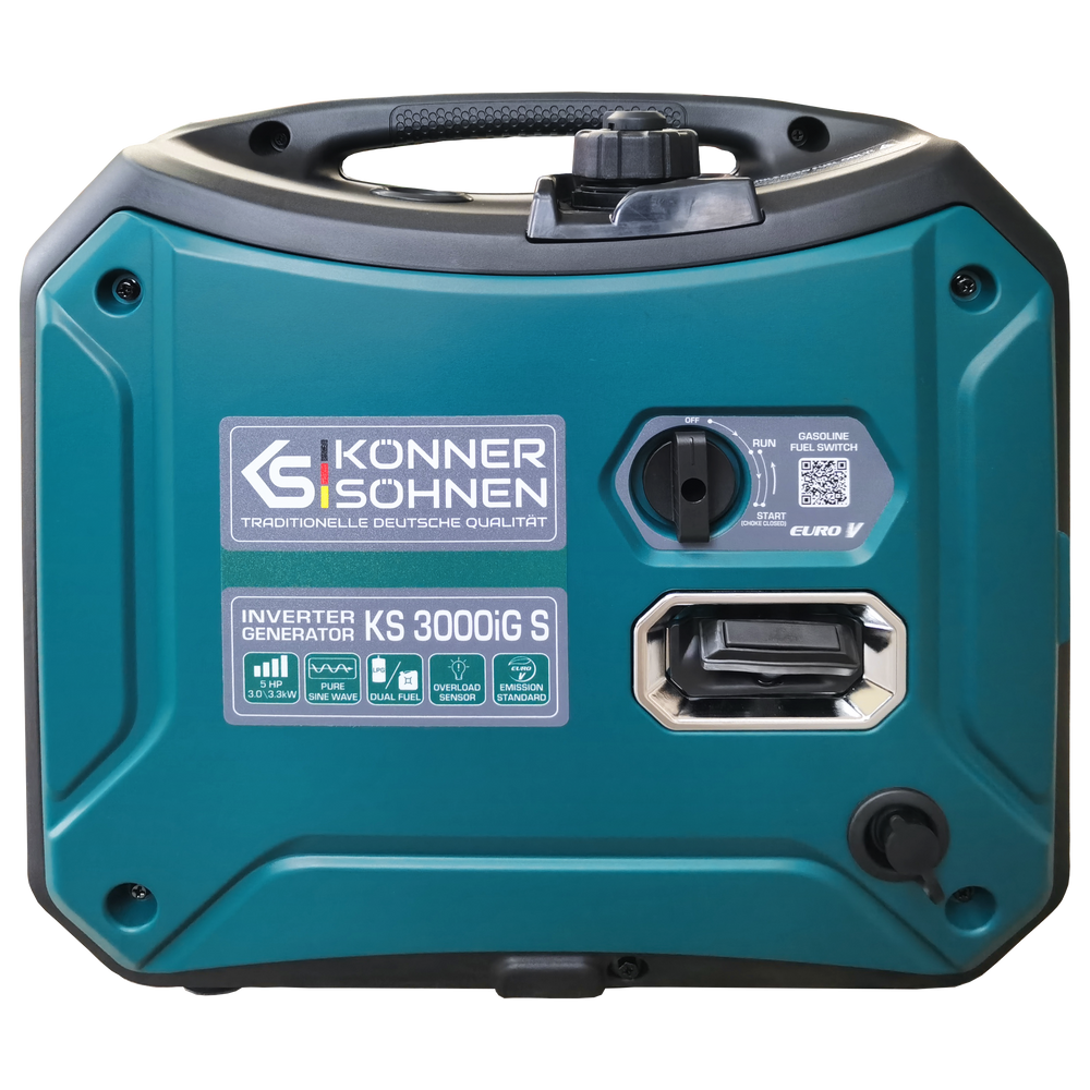 Könner & Söhnen KS 3000iG S inverter aggregaat op gas en benzine 3,3 kW, foto 5