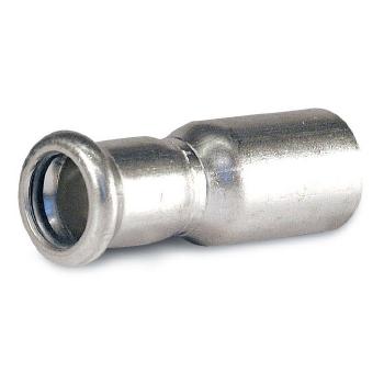 Bonfix Verloopkoppeling recht RVS, 108 x 76 mm | Rabe - 604365