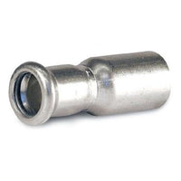 Bonfix Verloopkoppeling recht RVS, 18 x 15 mm | Rabe - 604339