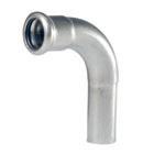 Bonfix Insteekbocht RVS, 90°, 76,1 mm | Rabe - 604384