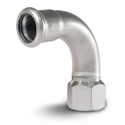 Bonfix Bocht RVS, 90°, 11/4" bi x 35 mm | Rabe - 604464