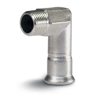 Knie RVS, 1/2" bu x 15 mm productfoto hoge resolutie