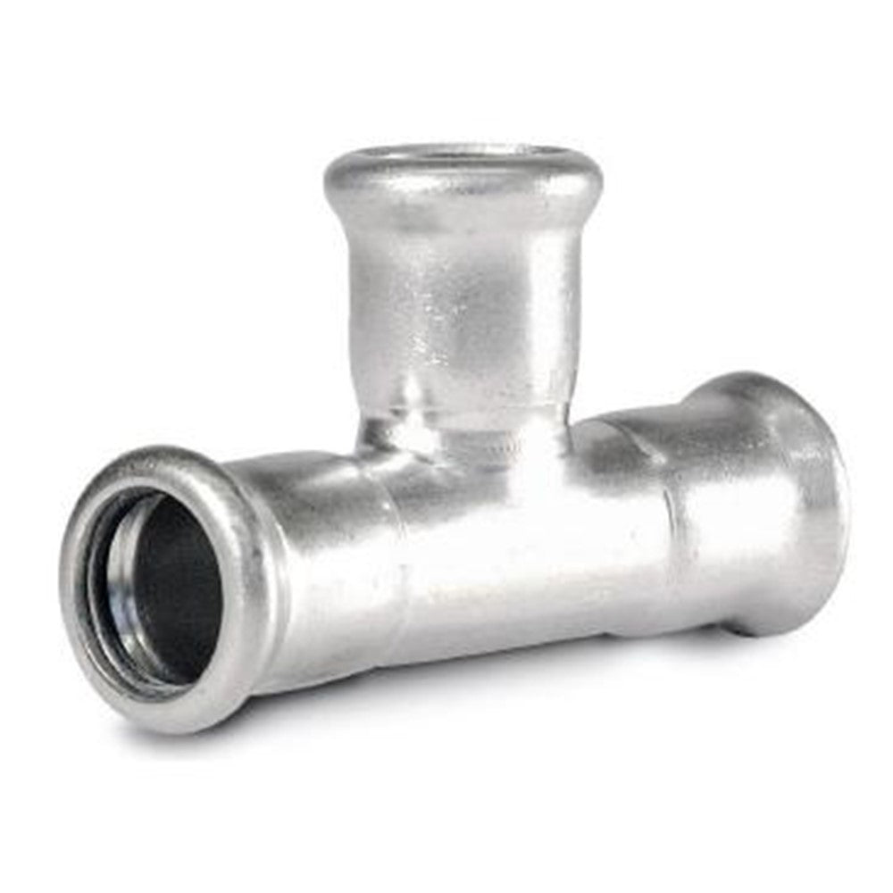 T-stuk RVS, 15 mm productfoto hoge resolutie