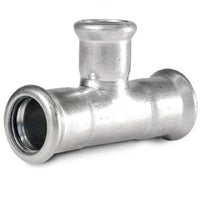 T-stuk RVS, 42 x 22 x 42 mm productfoto hoge resolutie