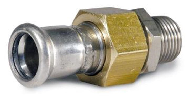 
  Koppeling RVS, 3-del. 1" bu x 28 mm - artikelnummer 604636
