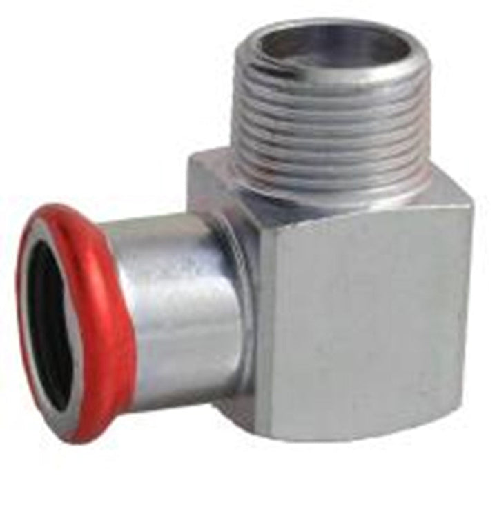 
  Knie staalverzinkt, 1/2" bu x 15 mm - artikelnummer 604872
