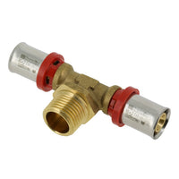 BONFIX Alu-pers T-stuk 16x1/2" budr x 16 | Rabe - 620098