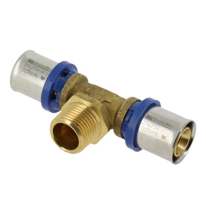 
  BONFIX Alu-pers T-stuk 20x1/2" budr x 20 - artikelnummer 620100
