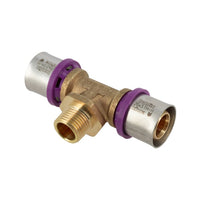 BONFIX Alu-pers T-stuk 26x1/2" budr x 26 | Rabe - 620103