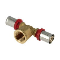 BONFIX Alu-pers T-stuk 16x1/2" bidr x 16 productfoto hoge resolutie