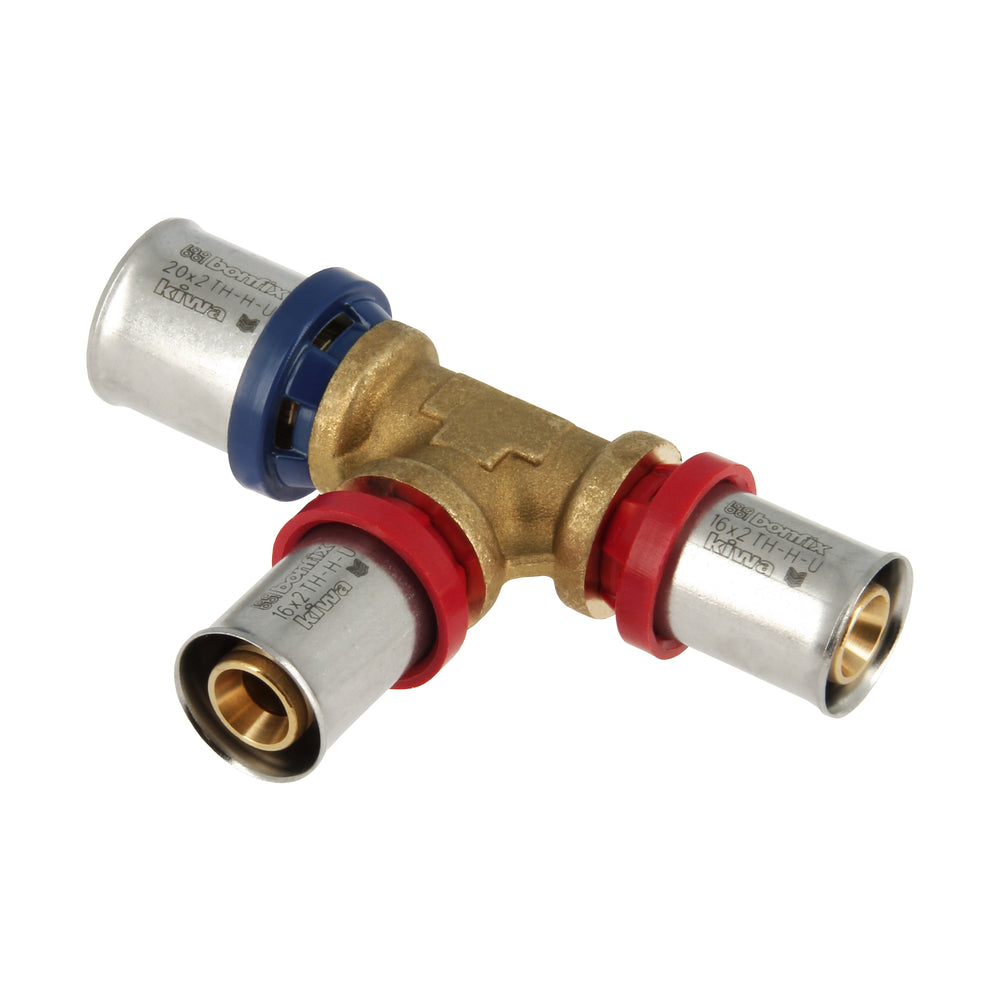 BONFIX Alu-pers Verloop T-stuk 20x16x16 | Rabe - 620120