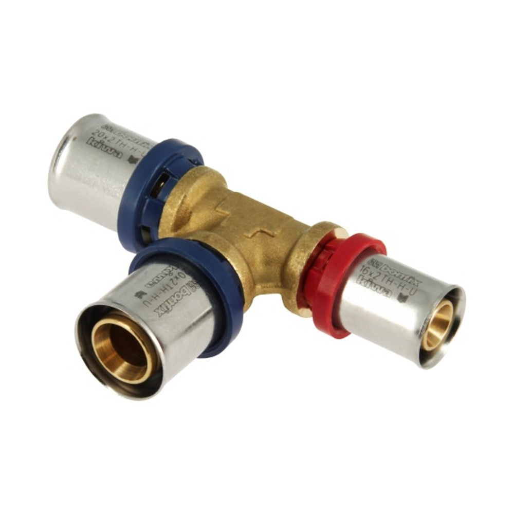 BONFIX Alu-pers Verloop T-stuk 20x20x16 productfoto hoge resolutie