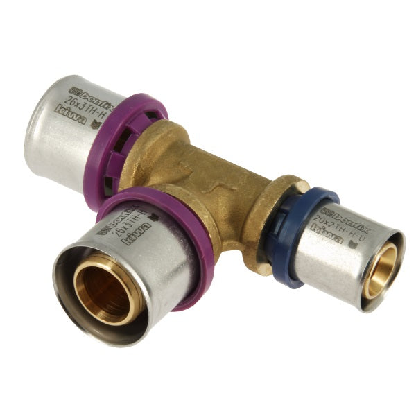BONFIX Alu-pers Verloop T-stuk 26x26x20 | Rabe - 620140