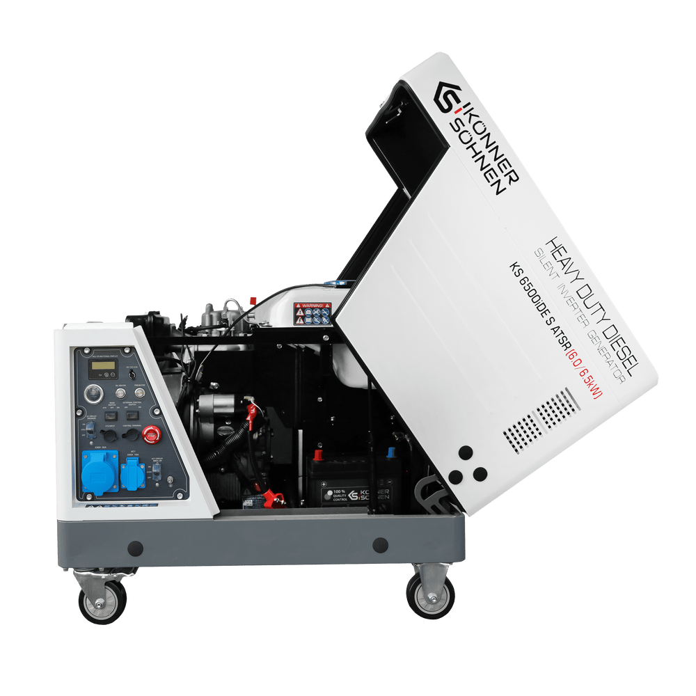 Könner & Söhnen KS 6500iDE S ATSR diesel aggregaat 6,5 kW, foto 8