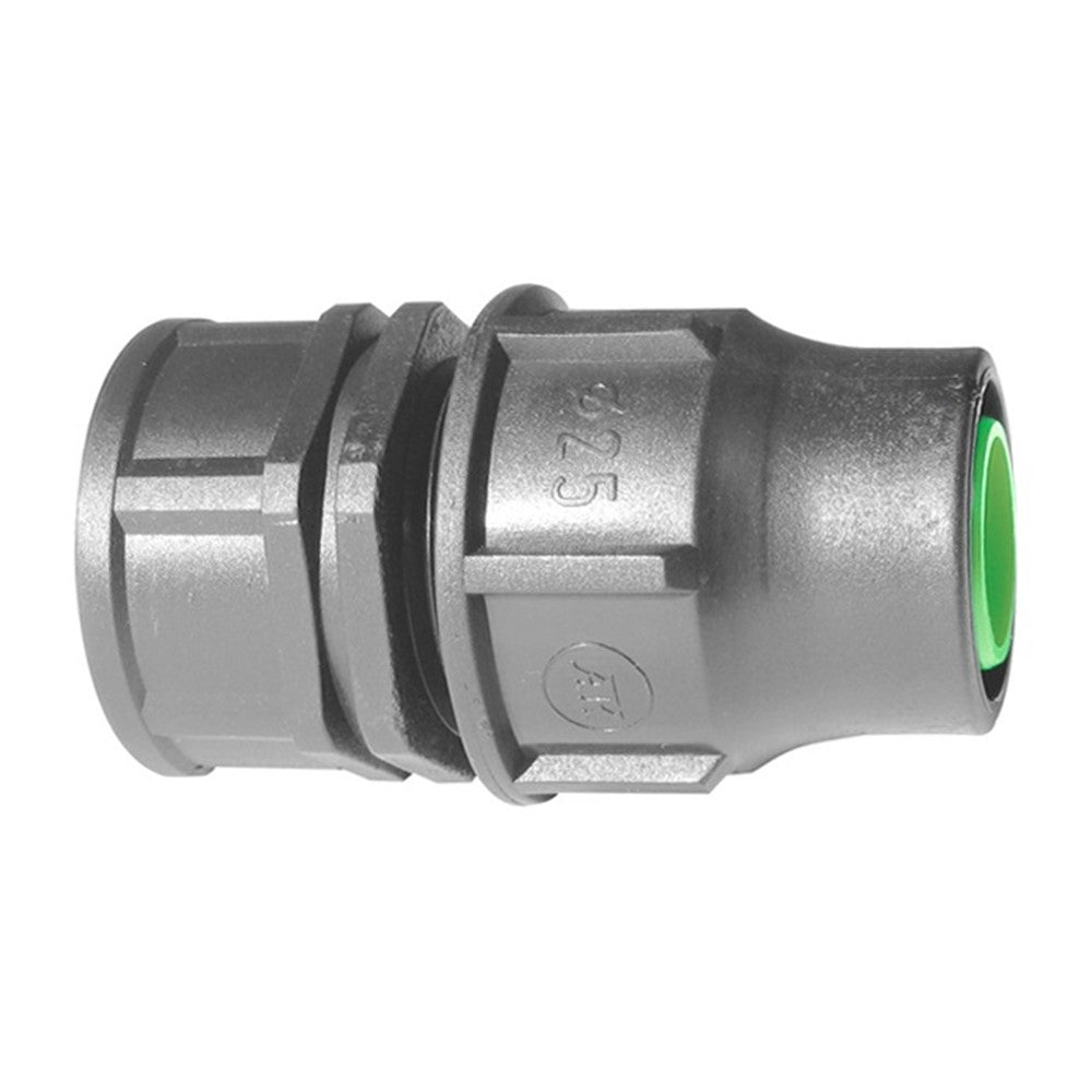 PP drip Rechte koppeling 16 x 3/4" bin. productfoto hoge resolutie