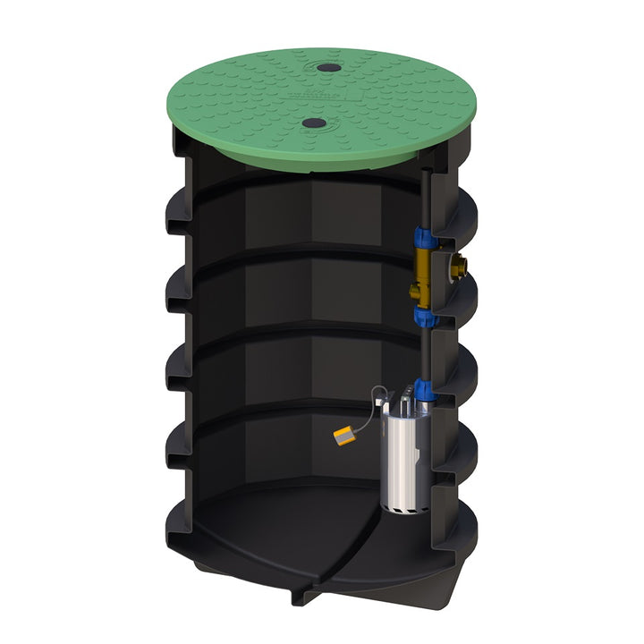 
  Ondergrondse regenwatertank pompstation | Rabe - artikelnummer 841040
