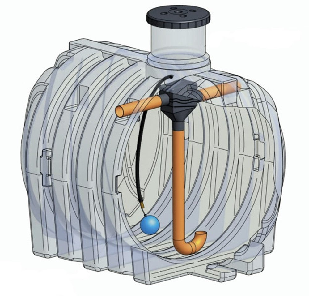 ED Rain pro Regenwatertank 10.000 L productfoto hoge resolutie