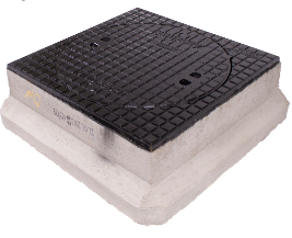 Beton / Gietijzeren Putafdekking 240 mm KOMO-gecertificeerd | Rabe