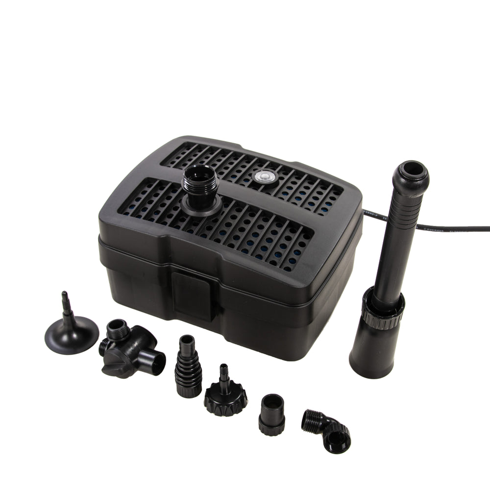 AquaForte GFU2505 Fonteinpomp + 5W UV-C - aanzicht 2