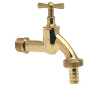 Tapkraan messing, met kruk en wartel, 1/ productfoto hoge resolutie