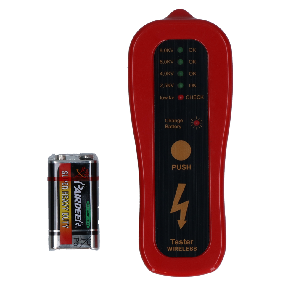 Afrasteringstester met LED-display