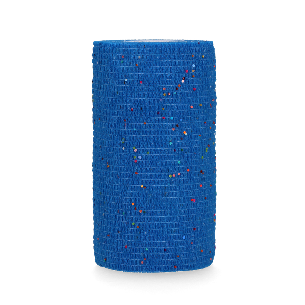 Excellent Animal Glitter Bandage Profi 10 cm - Blauw