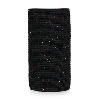 Excellent Animal Glitter Bandage Profi 10 cm Zwart