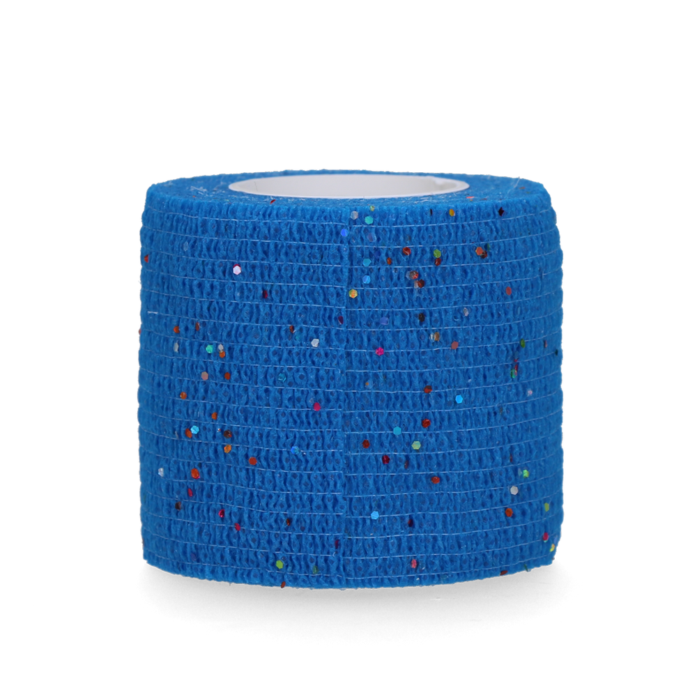 Excellent Animal Glitter Bandage Profi 5 cm - Blauw