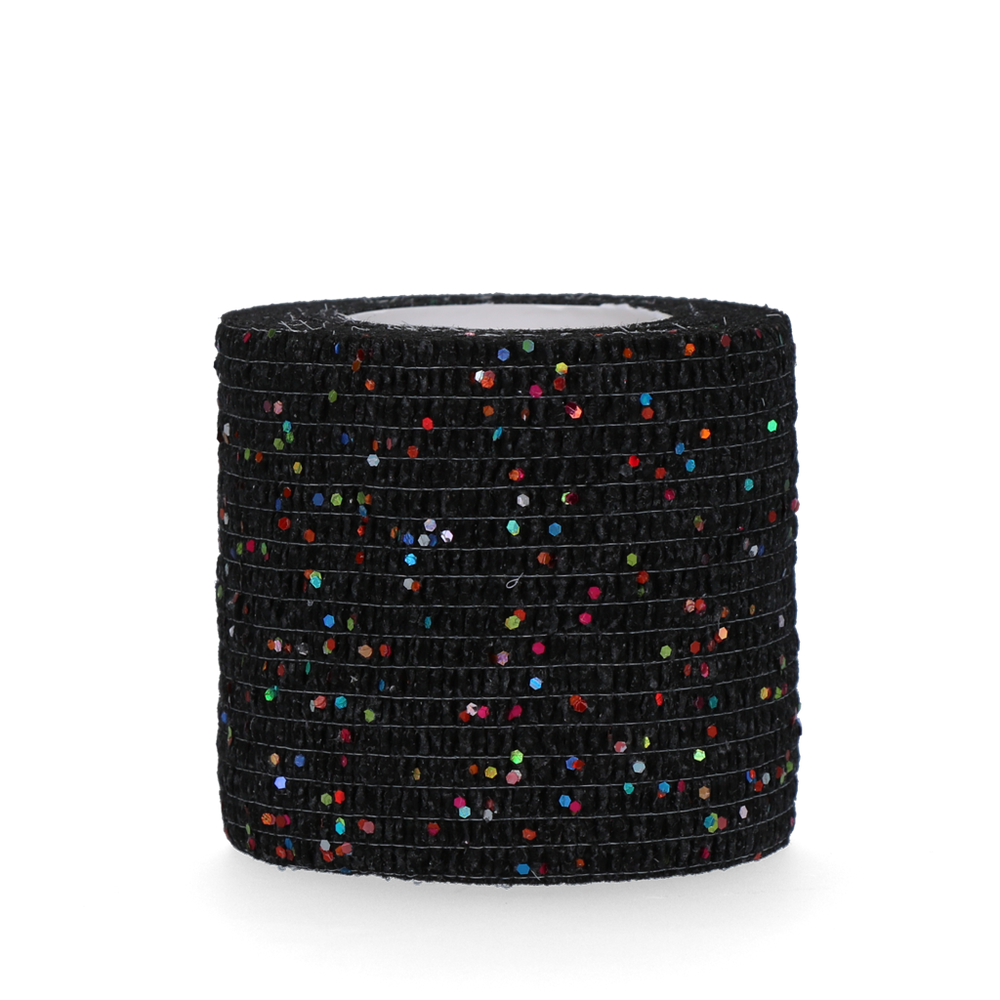 Excellent Animal Glitter Bandage Profi 5 cm Zwart