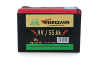 Batterij EG super 9V / 55Ah (H11,5 x L16,5 x B11,2 cm) 55 Ah
